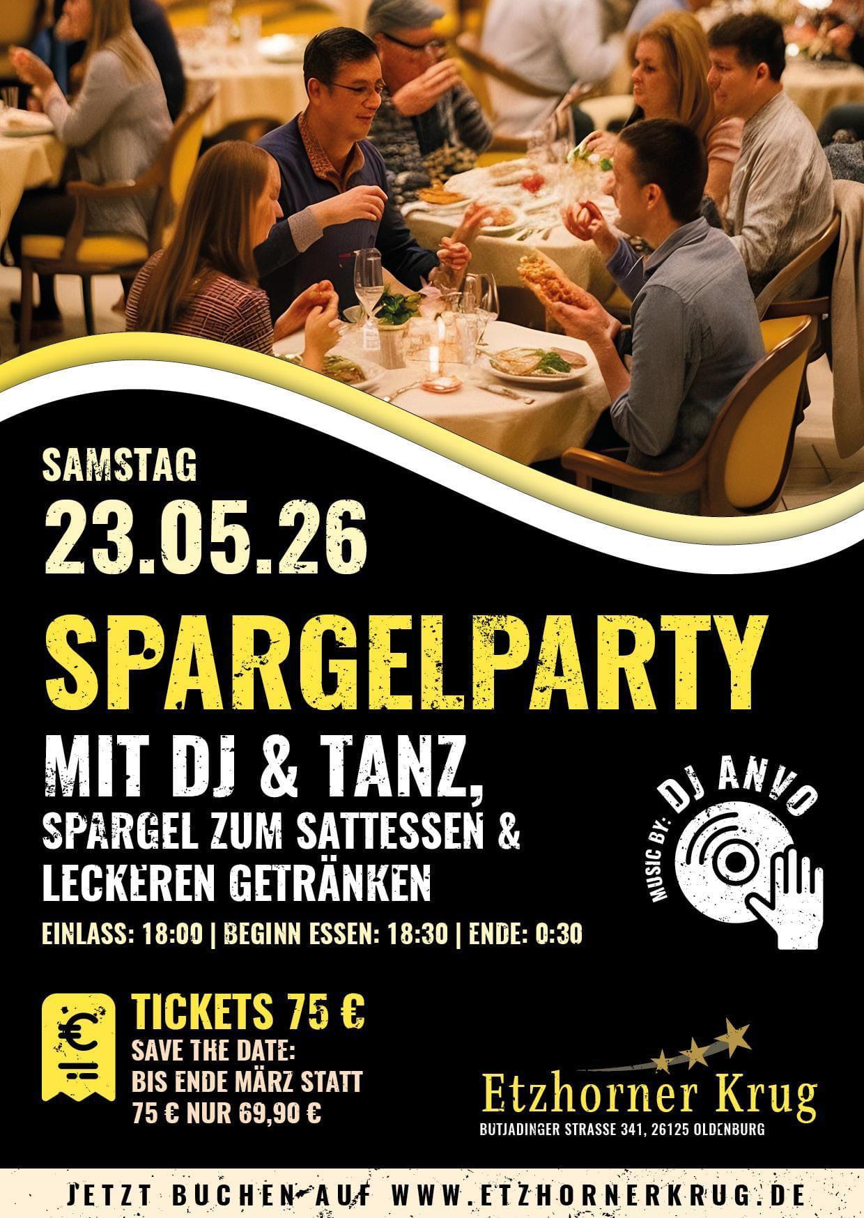 23.05.2026 - Spargelparty & DJ AnVo